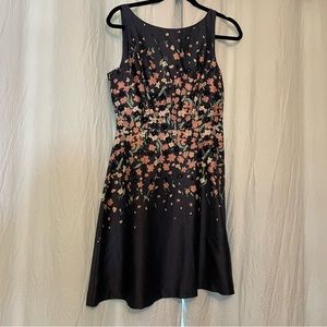 Loft Floral A-Line Dress